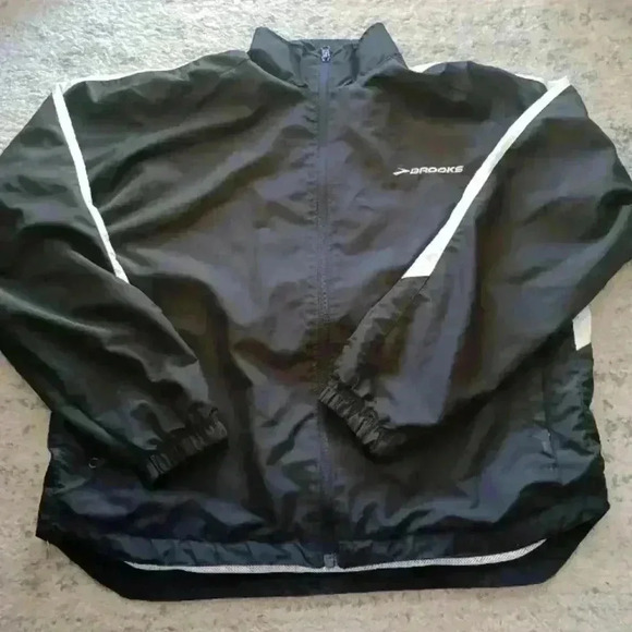 Brooks Mens Black Running Windbreaker M - Picture 13 of 16